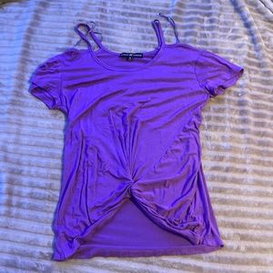 Purple t shirt